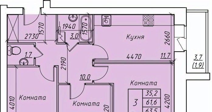 квартира г Вологда Нижний посад фото 1