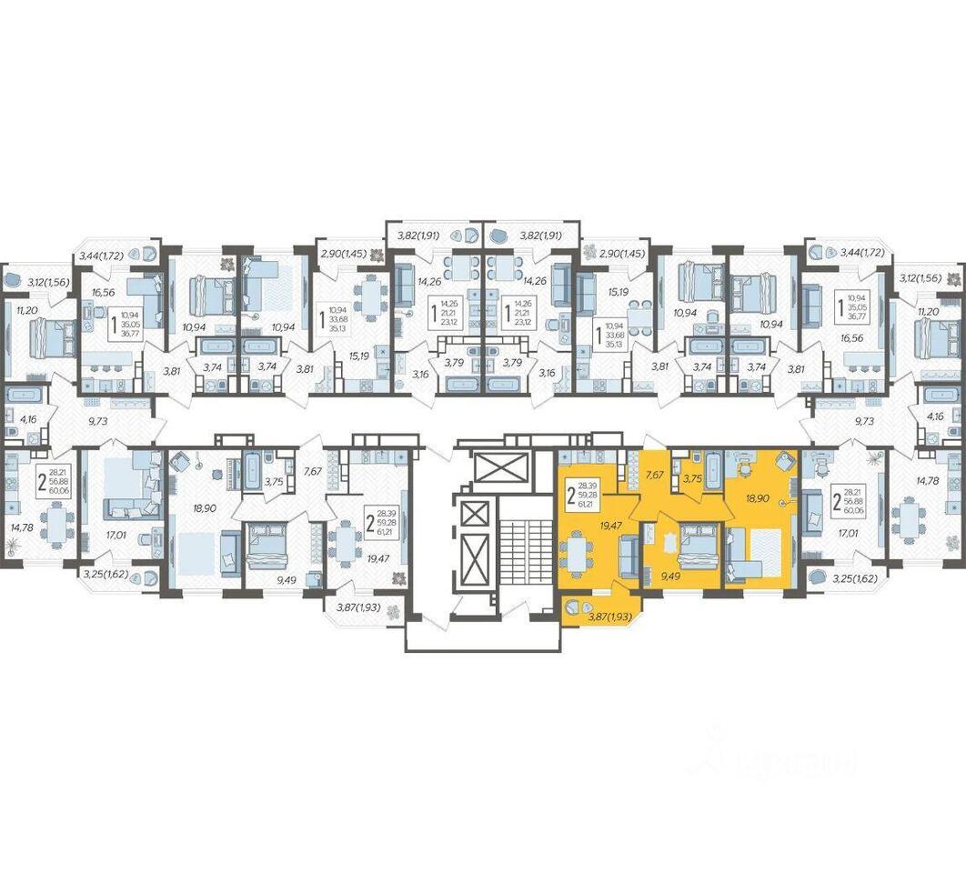 квартира г Краснодар р-н Карасунский ул Уральская 89/3в фото 2