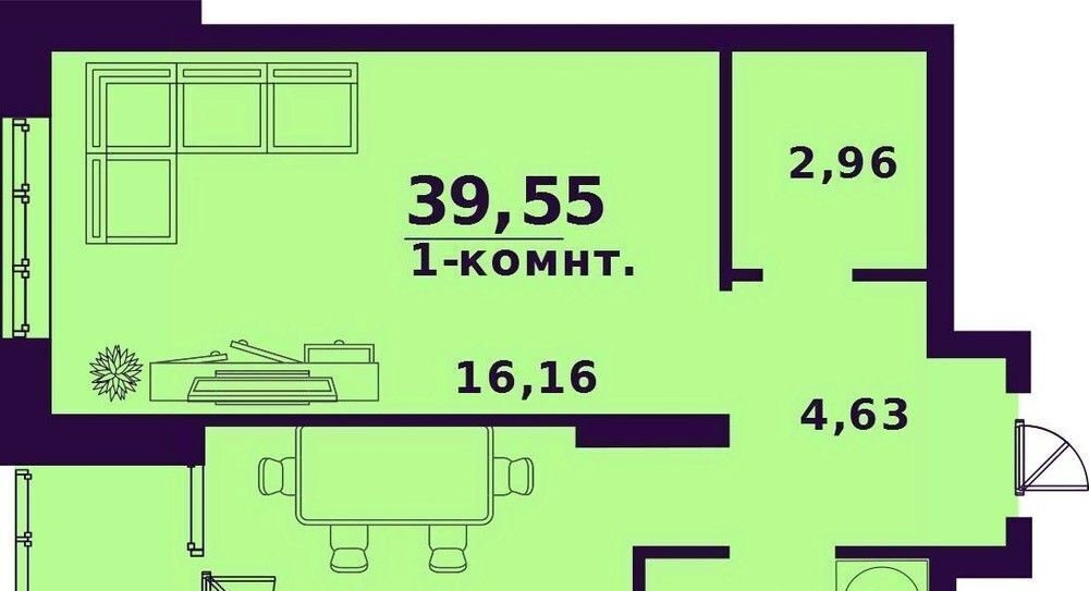 квартира г Ульяновск р-н Заволжский ул Народного учителя Латышева 5 фото 1
