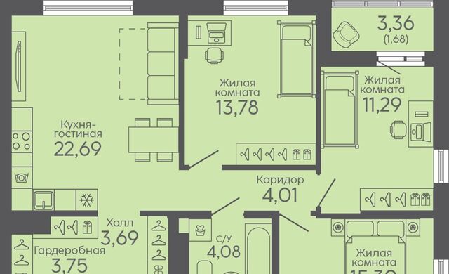 микрорайон Новокольцовский Ботаническая Новокольцовский жилой комплекс фото