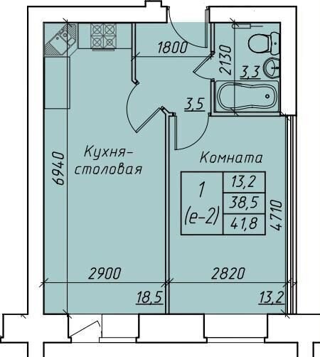 квартира г Вологда ул Молодежная 3 ЖК «Династия» фото 2