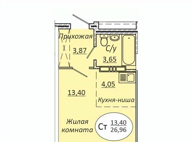квартира г Новосибирск р-н Октябрьский Золотая Нива ул 2-я Воинская 51 фото 1