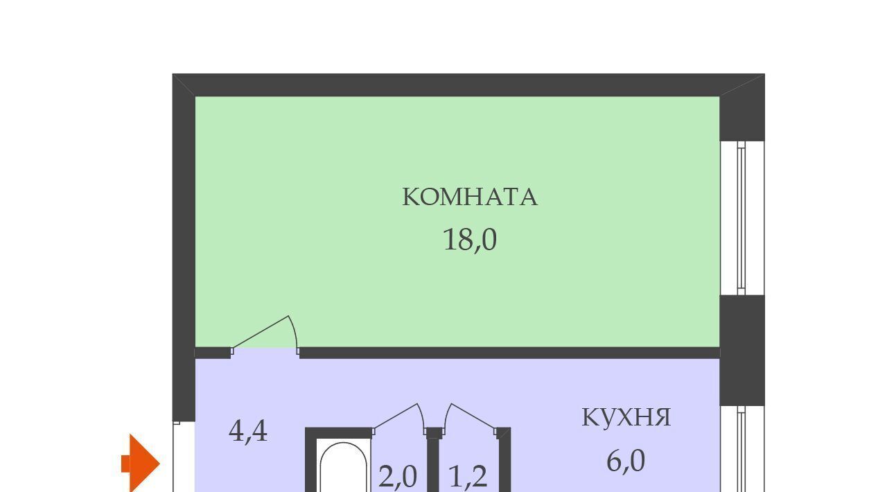 квартира г Москва п Рублево ул Советская 15 метро Крылатское фото 8