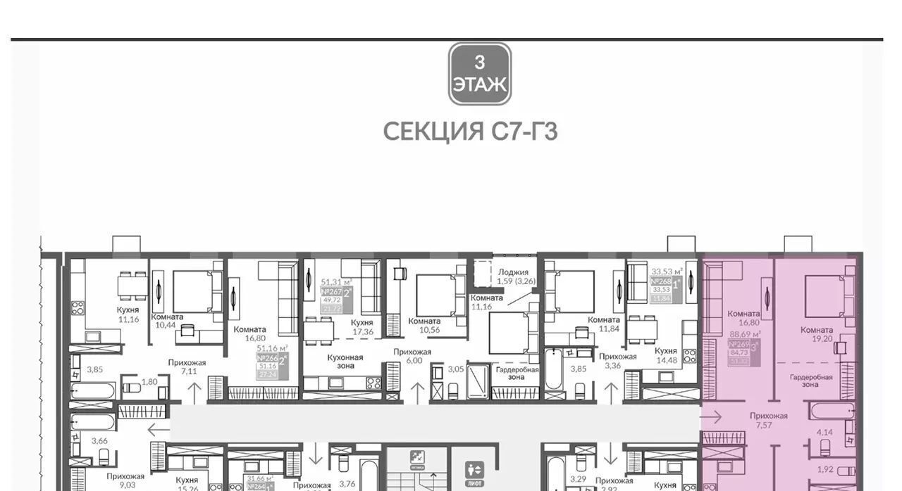квартира г Симферополь р-н Киевский Крымская Роза фото 7