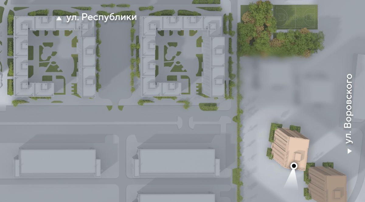 квартира г Тюмень р-н Ленинский ул Республики 204к/17 Ленинский административный округ фото 1