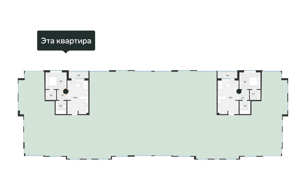 квартира г Тюмень р-н Калининский ул Ямская 1/26 159с фото 2