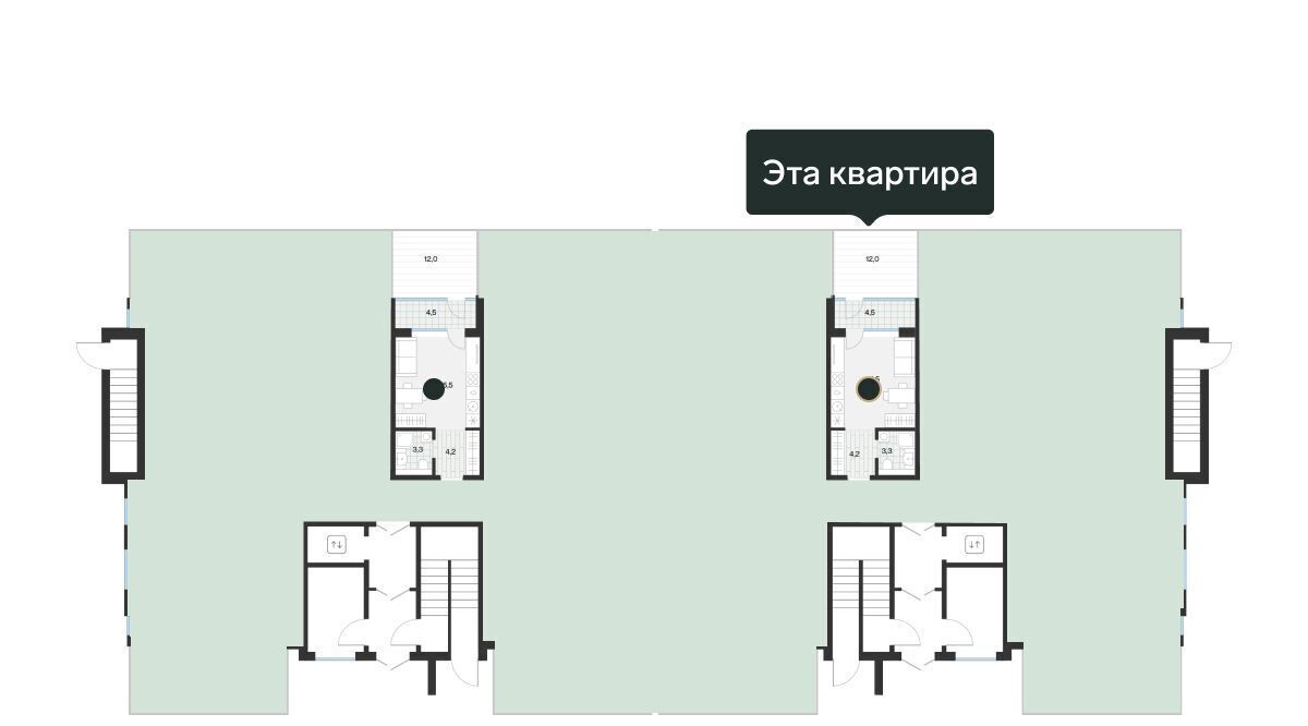 квартира г Тюмень р-н Калининский ул Ямская 1/18 ЖК «Эклипт» 159с фото 2