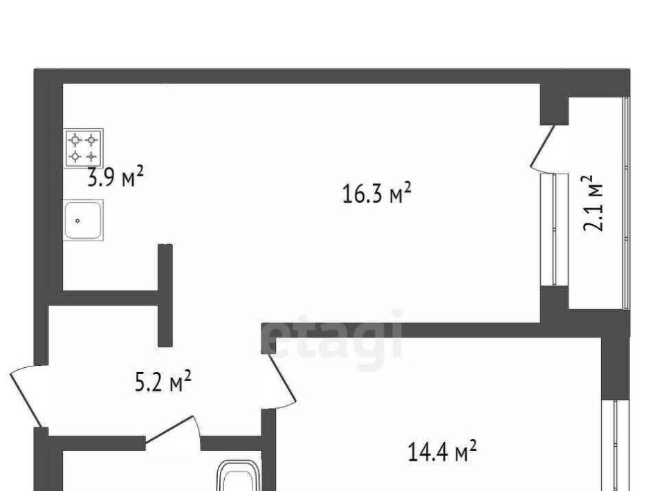 квартира г Сургут ул Игоря Киртбая 28 35-й фото 21