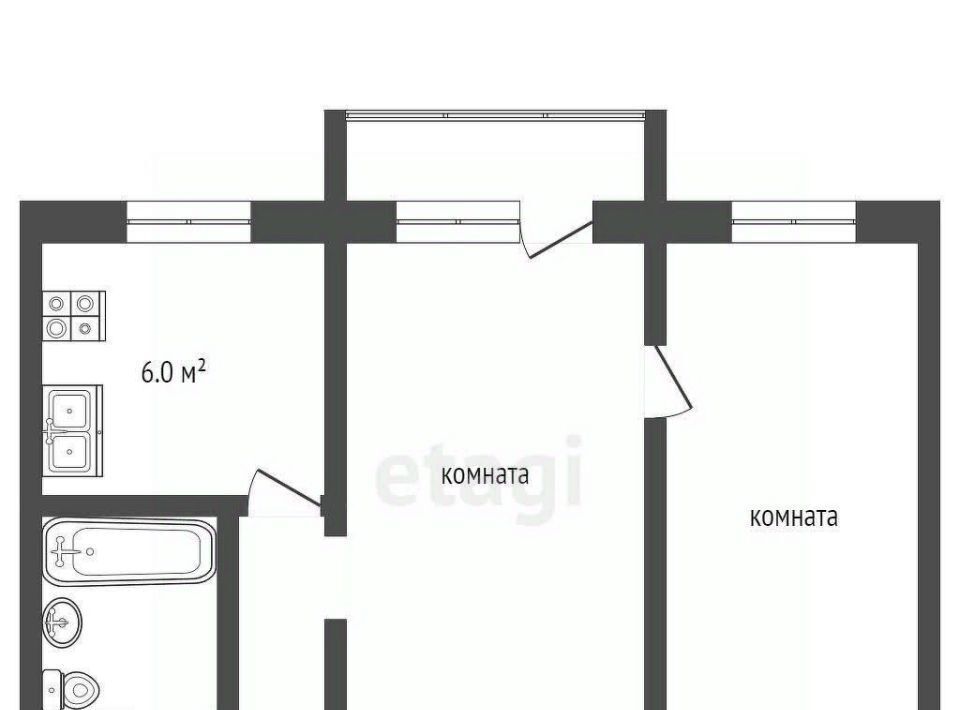 квартира г Муром ул Губкина 1а фото 15