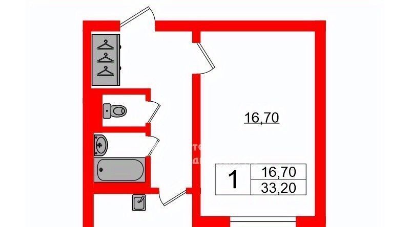 квартира г Санкт-Петербург метро Новочеркасская ул Громова 12 фото 2