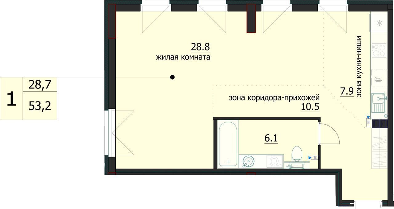 квартира г Киров р-н Первомайский ул Свободы 141 ЖД «Свободы, 141» 141» фото 1