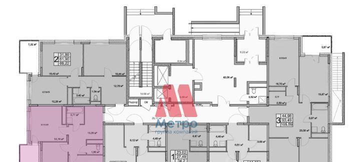 квартира г Ярославль р-н Фрунзенский ул Чернопрудная 2 фото 8
