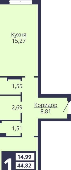 квартира г Екатеринбург Уральская ул Козловская 13/3 фото 1