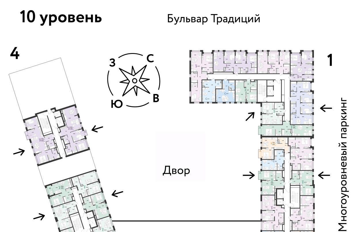 квартира г Тюмень р-н Калининский ЖК Домашний Калининский административный округ фото 3