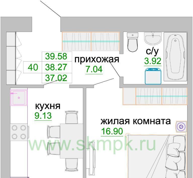 квартира р-н Зеленоградский г Зеленоградск ул Тургенева 16ак/2 фото 1