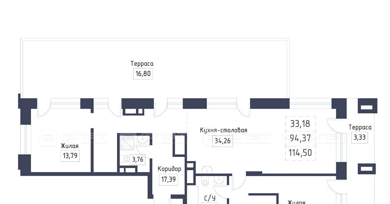 квартира г Казань метро Площадь Тукая р-н Вахитовский ул Габдуллы Тукая фото 3