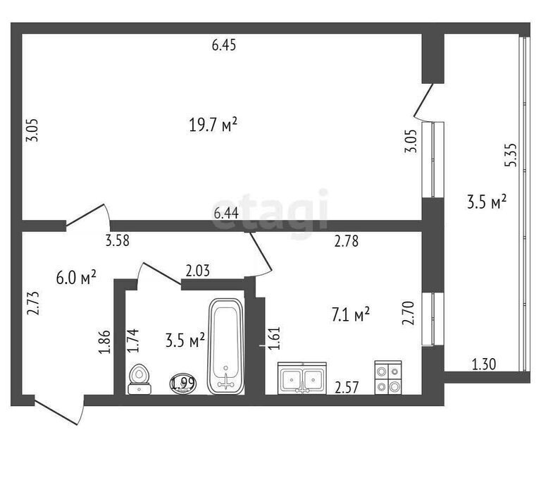 квартира г Стерлитамак ул Артема 122 фото 9