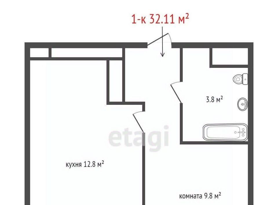 квартира г Екатеринбург Геологическая ВИЗ ЖК Русь-2 жилрайон фото 7