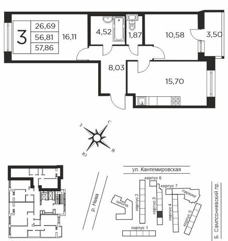 квартира Выборгская сторона дом 2 Выборгский фото