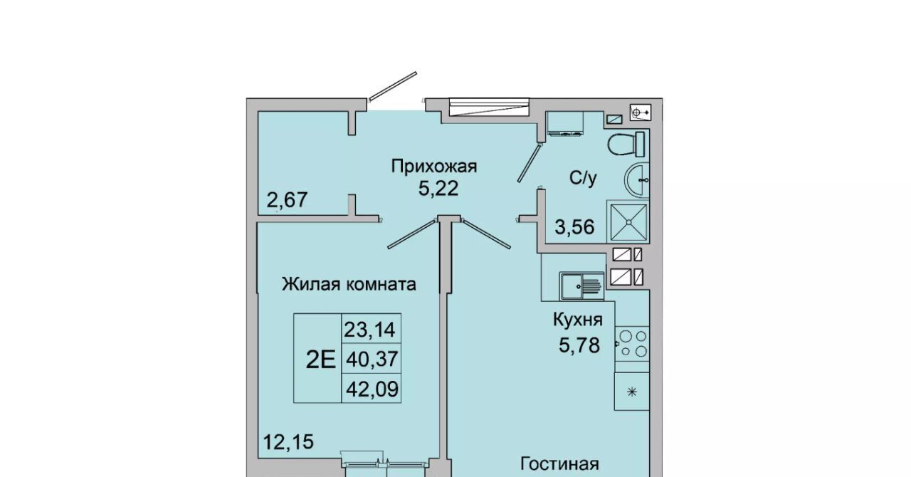 квартира г Батайск ул Булгакова 11 фото 4