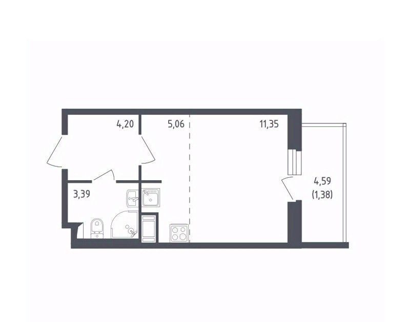 квартира г Колпино пр-кт Ленина 60 Шушары фото 1