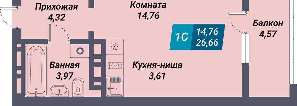 квартира г Новосибирск мкр Закаменский р-н Октябрьский Берёзовая роща 20 фото 1