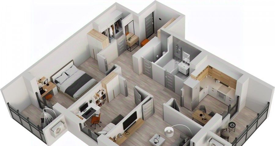 квартира г Набережные Челны р-н Комсомольский ул Карманова 45 фото 1