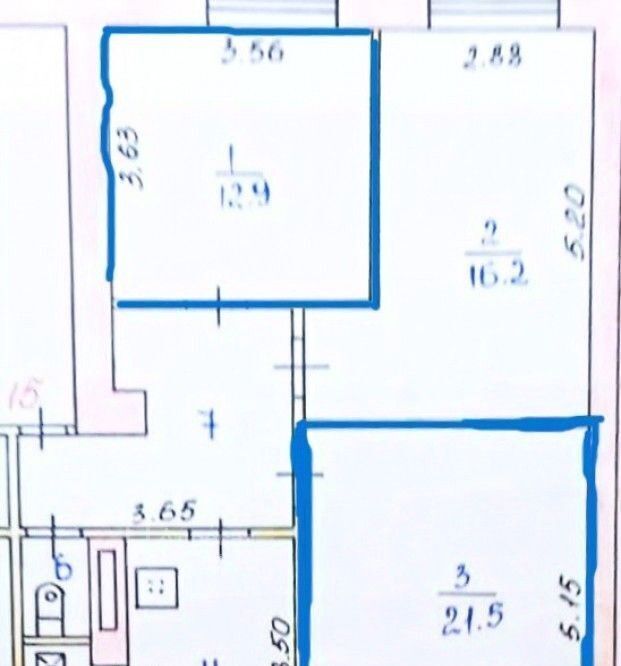 комната г Волгоград р-н Тракторозаводский ул 95-й Гвардейской 1 фото 11