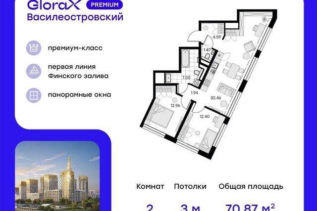 ЖК «GloraX Premium Василеостровский» Василеостровский фото