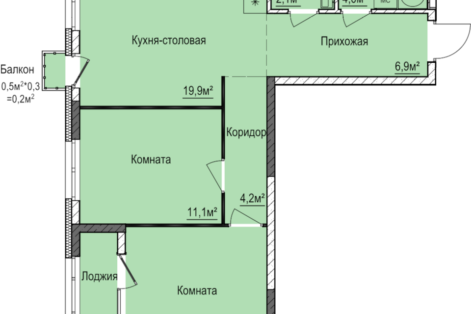 квартира г Ижевск городской округ Ижевск, Буммаш фото 1