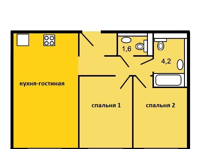 квартира г Люберцы ул лётчика Ларюшина 6к/2 Котельники фото 24