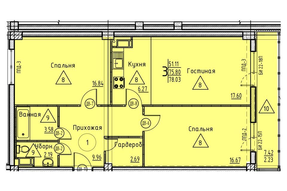 квартира г Пенза ул Генерала Глазунова 5 городской округ Пенза фото 1