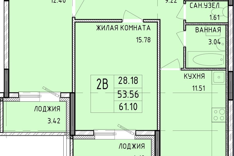 квартира г Тула ул Академика Насоновой 1б Тула городской округ фото 1