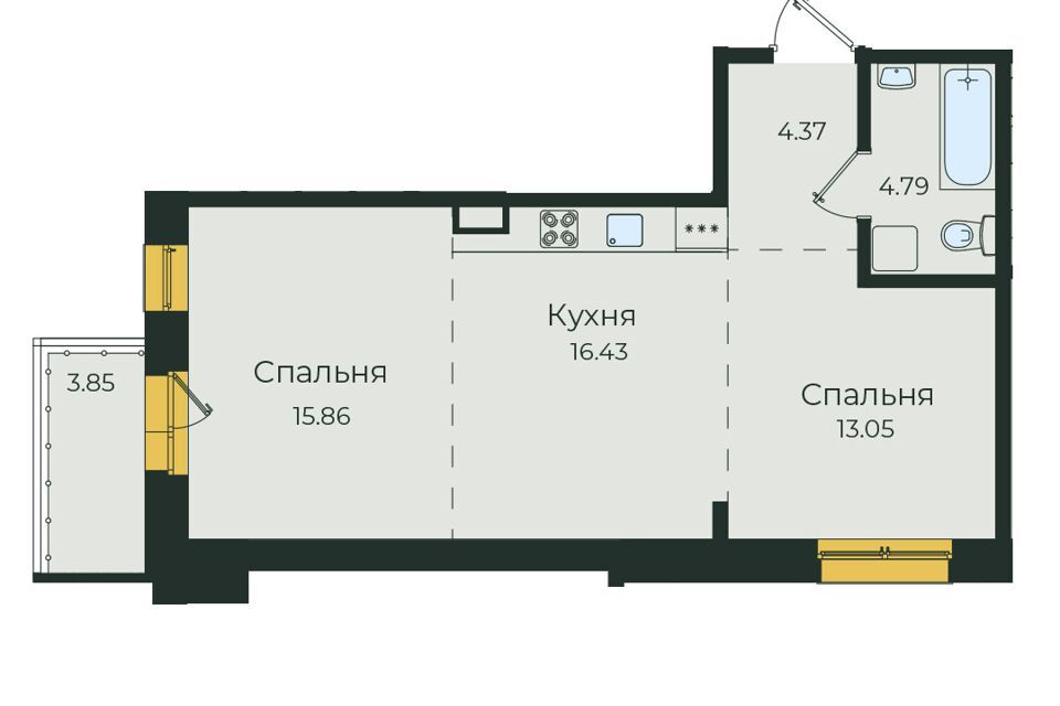 квартира г Иркутск ул Пискунова 134 городской округ Иркутск фото 1