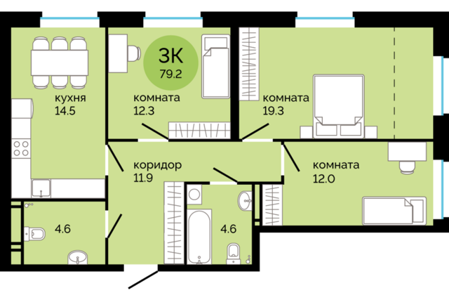 р-н Свердловский городской округ Пермь, жилой комплекс Красное яблоко фото