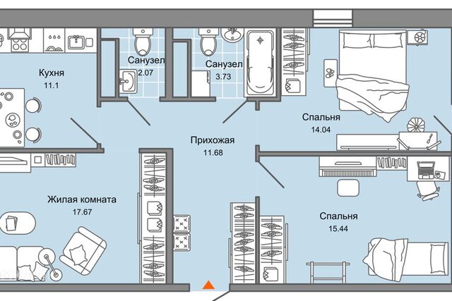 р-н Заволжский пр-кт Созидателей 114/2 городской округ Ульяновск фото