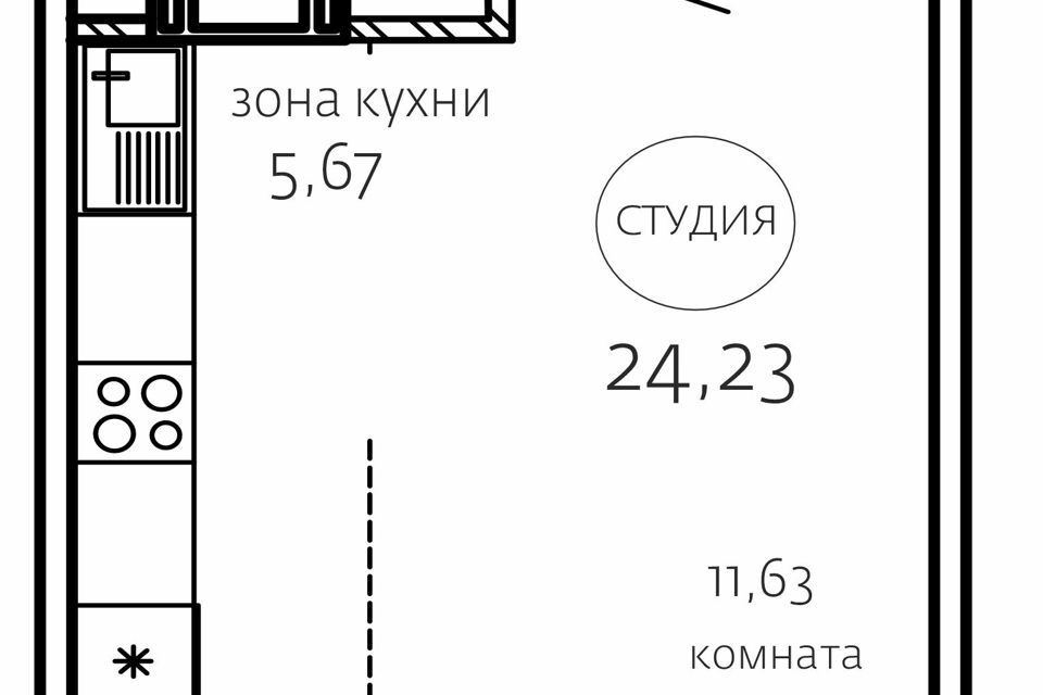 квартира г Челябинск р-н Курчатовский Парковый городской округ Челябинск, Жилой комплекс Хорошее решение фото 1