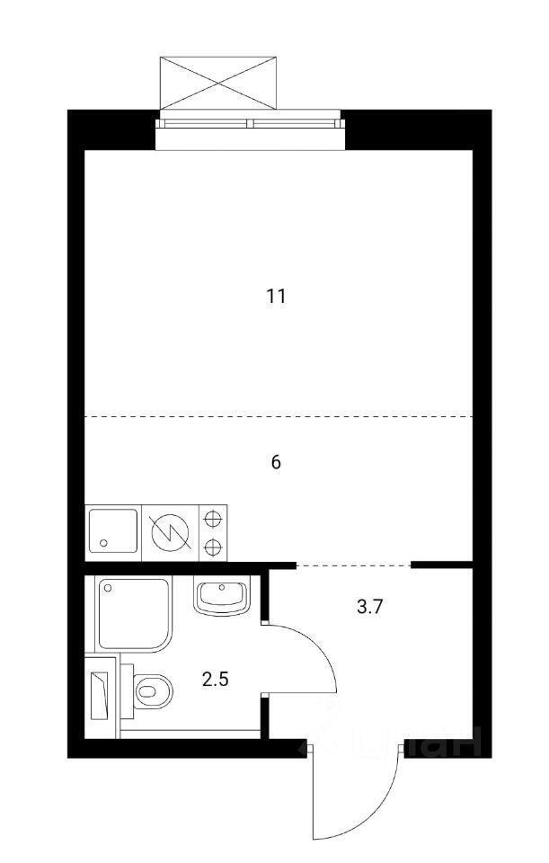 квартира г Зеленоград ЗелАО Крюково проезд № 687, 15, Московская область, г Пушкино, Зеленоград фото 2