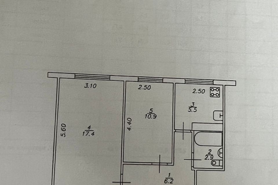 квартира г Казань р-н Кировский ул Батыршина 20 Республика Татарстан Татарстан, Казань городской округ фото 5