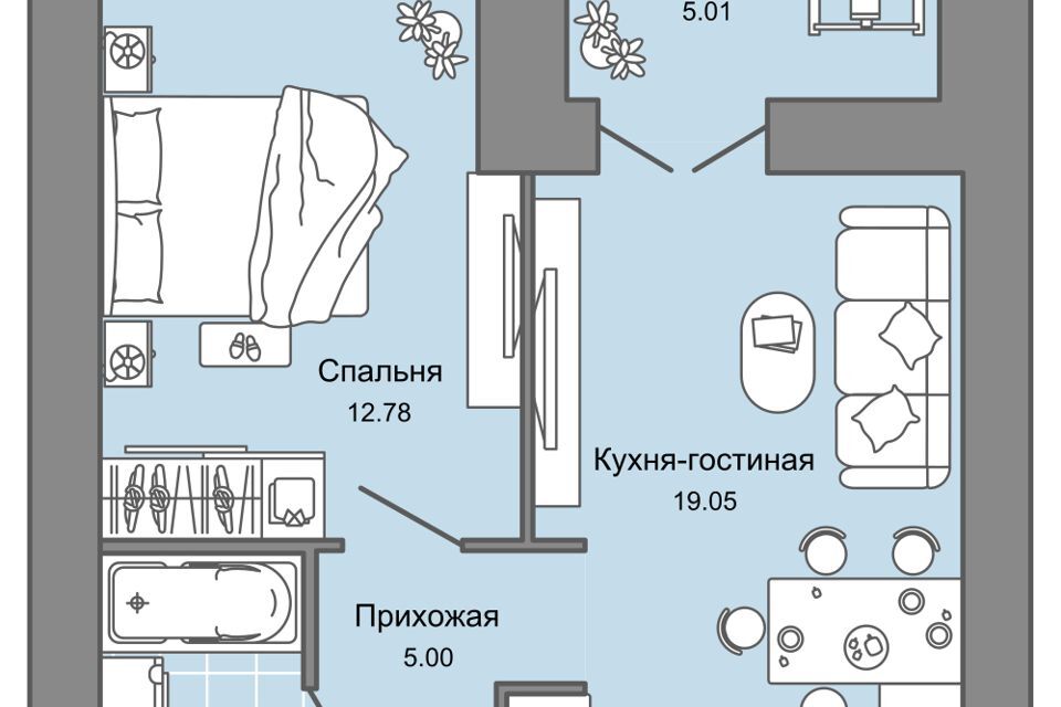 квартира г Ульяновск р-н Заволжский Новый Город, городской округ Ульяновск фото 1