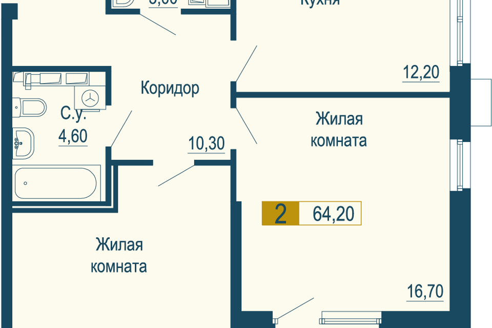 квартира г Екатеринбург р-н Верх-Исетский Екатеринбург городской округ, ВИЗ фото 1