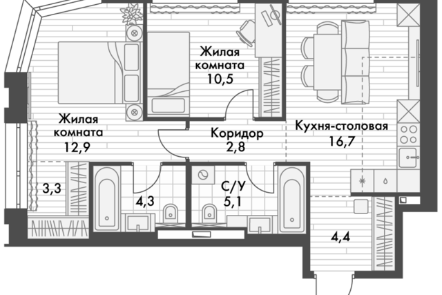 р-н Ленинский Владивостокский городской округ, жилой комплекс Философия фото