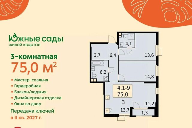 метро Бунинская аллея ЖК «Южные сады» фото