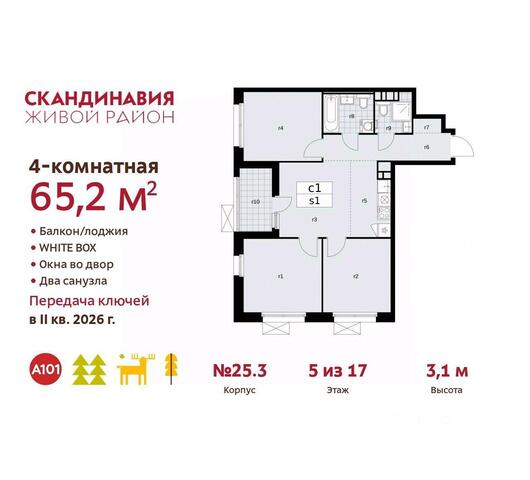 п Сосенское жилой район «Скандинавия» метро Коммунарка Новомосковский административный округ, Московская область фото