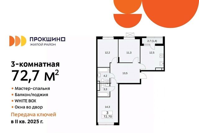 ЖК Прокшино 1/1 метро Прокшино 5. фото
