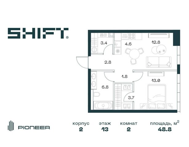 метро Ленинский проспект ЖК «SHIFT» 2-й Донской пр-д фото