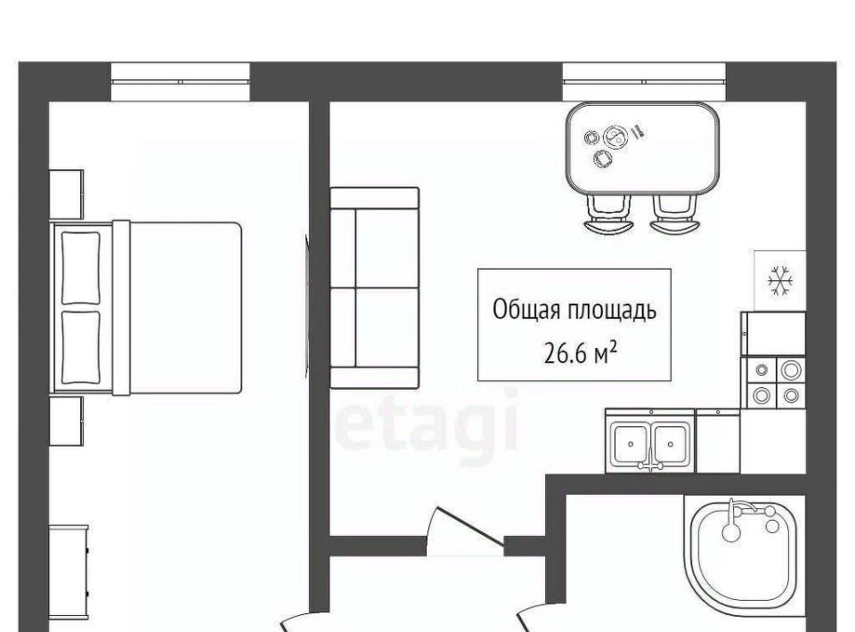 квартира г Новосибирск ул Трудовая 14 Площадь Ленина фото 8