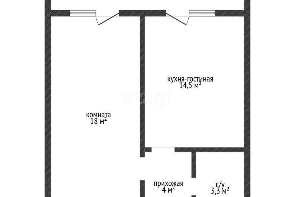 квартира г Краснодар р-н Прикубанский Краснодар городской округ, им. Евгении Жигуленко, 7 лит 1 фото 1