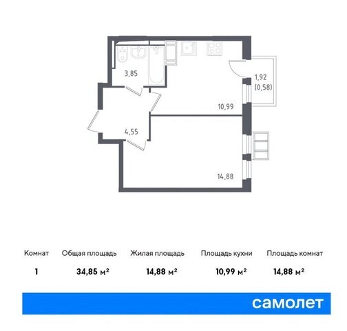 Домодедовская, жилой комплекс Горки Парк, к 3. 1, деревня Коробово фото