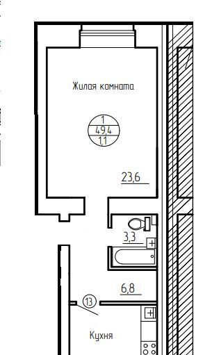 квартира р-н Благовещенский с Чигири ул Красивая 23 фото 4